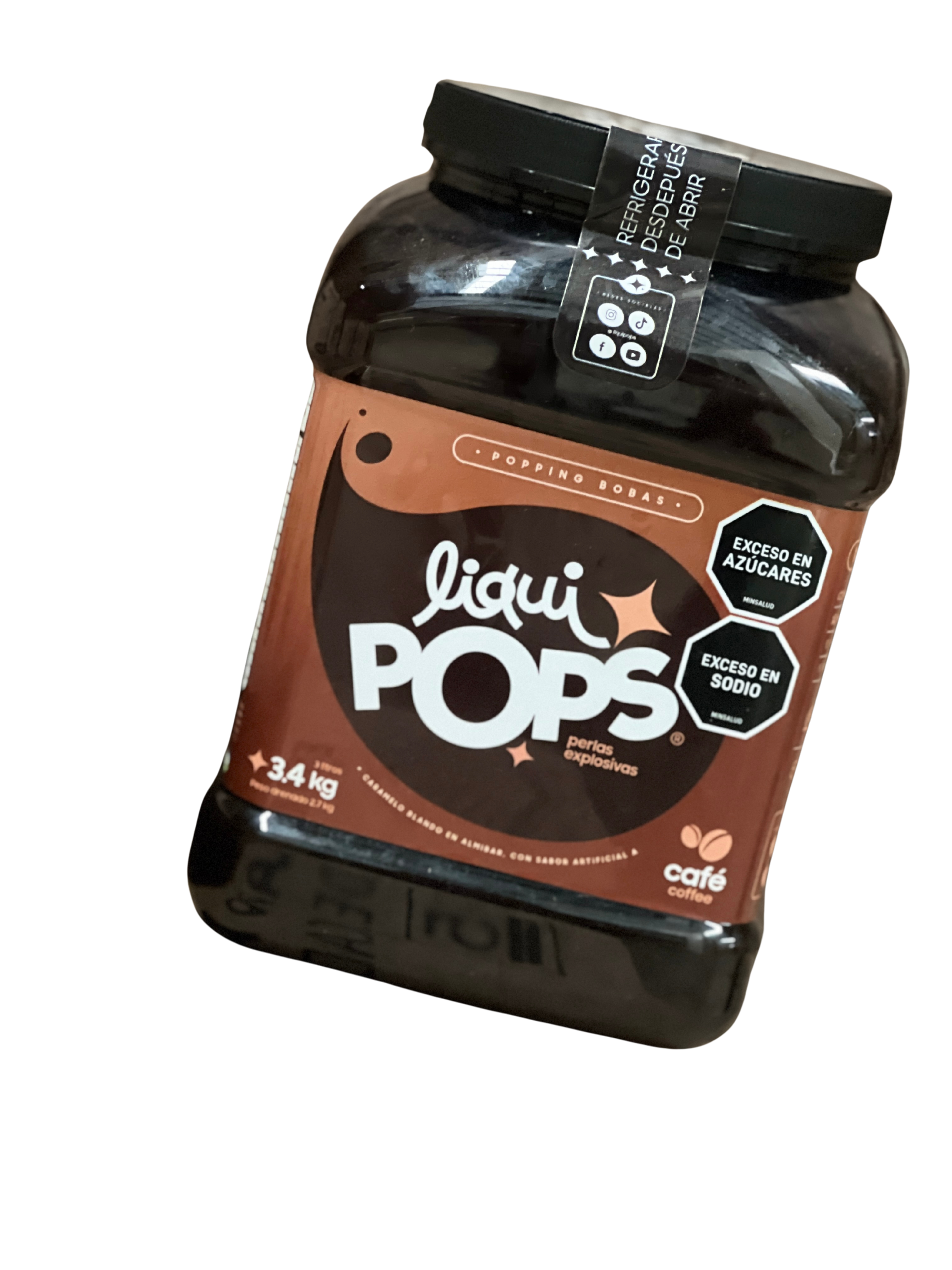 LiquiPops — liquipops sabor a  cafe x 3400
